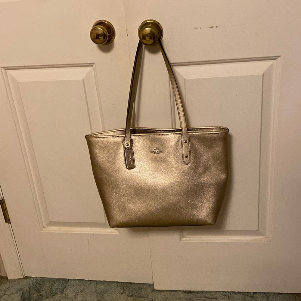 Coach Rose Gold Tote